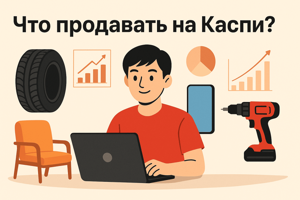 что продавать на Каспи? самые продаваемые категории